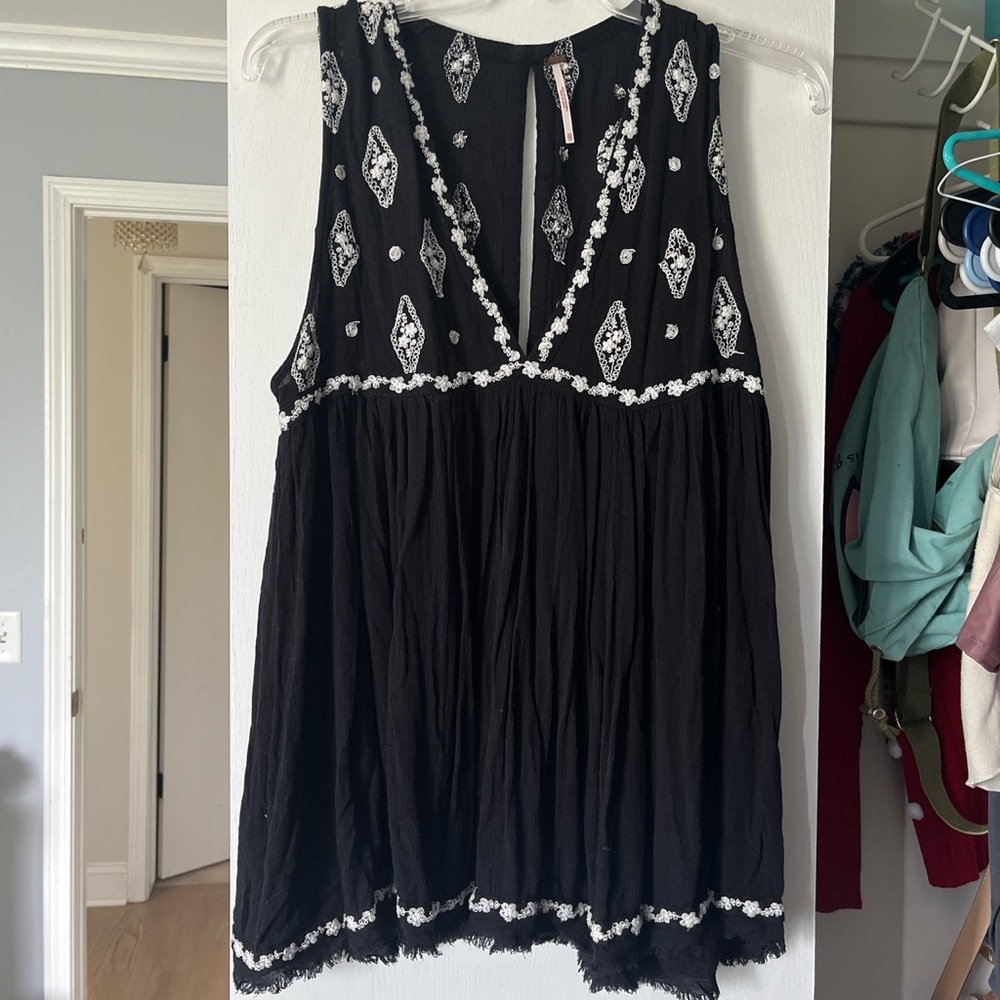 Free People Embroidered Tunic
